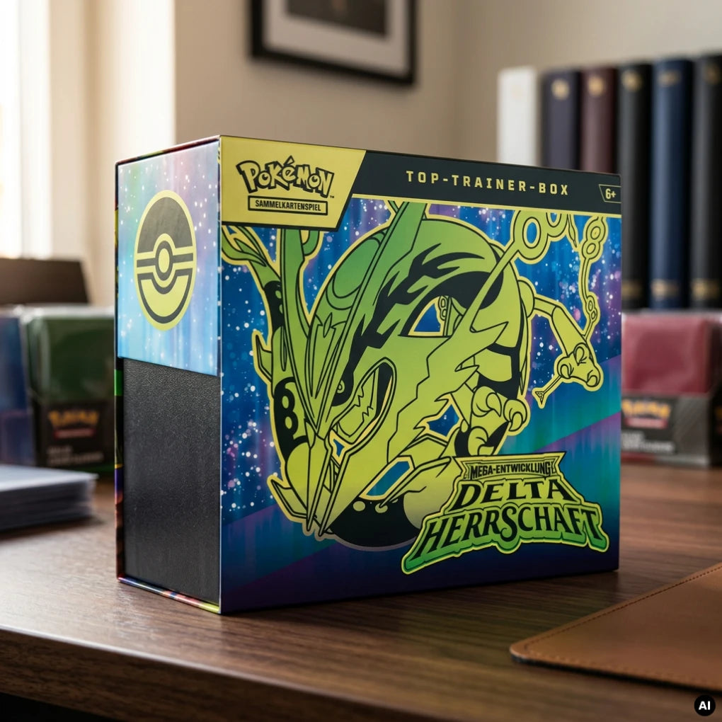 Pokémon - Mega-Entwicklung Delta-Herrschaft Top-Trainer-Box - Tedesco