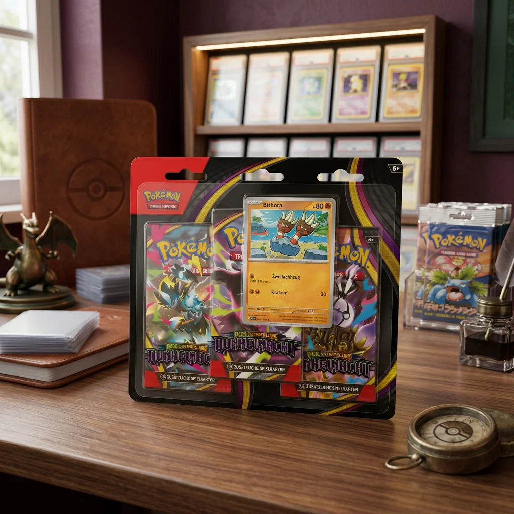 Pokémon - Mega Evoluzione: Dunkelnacht Blister 3-Pack - Tedesco