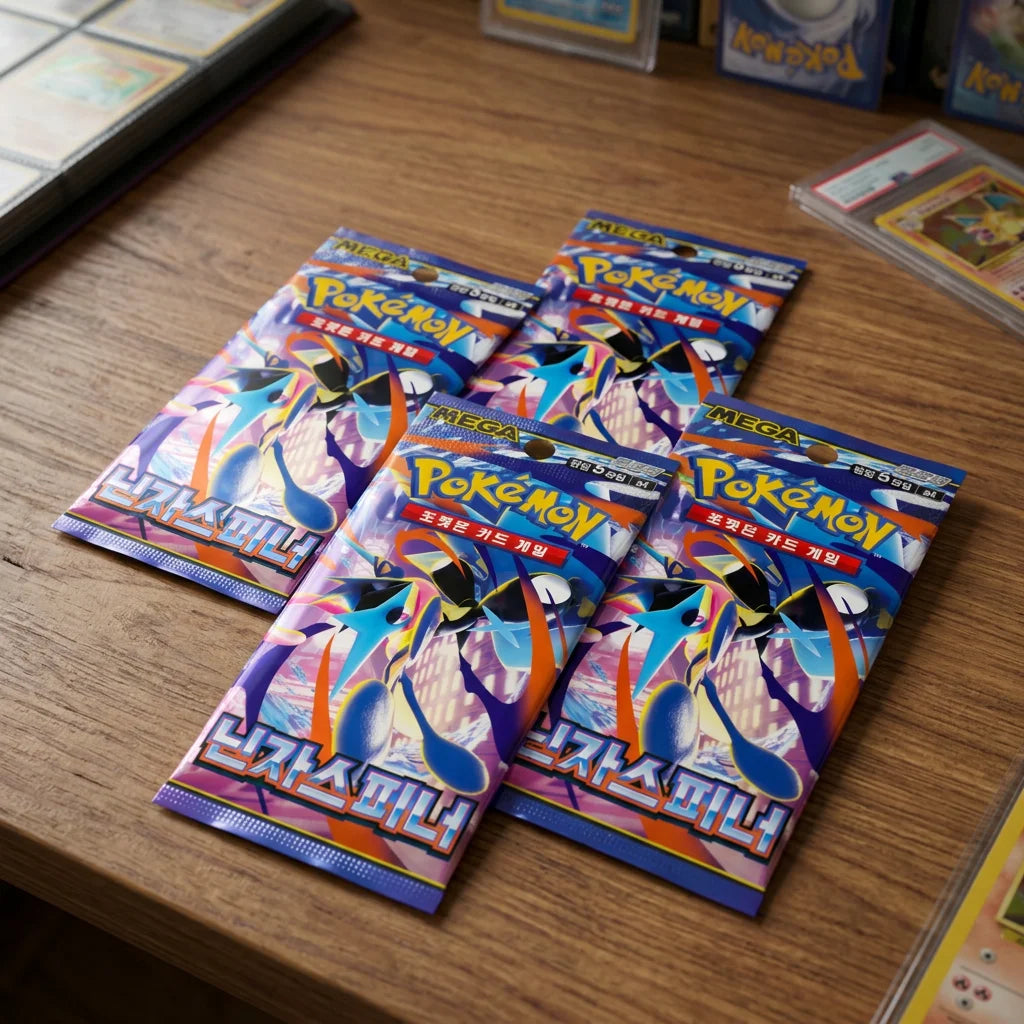 Pokémon - Ninja Spinner Display di buste - Coreano