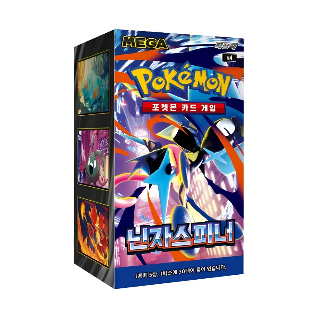 Pokémon - Ninja Spinner Display di buste - Coreano