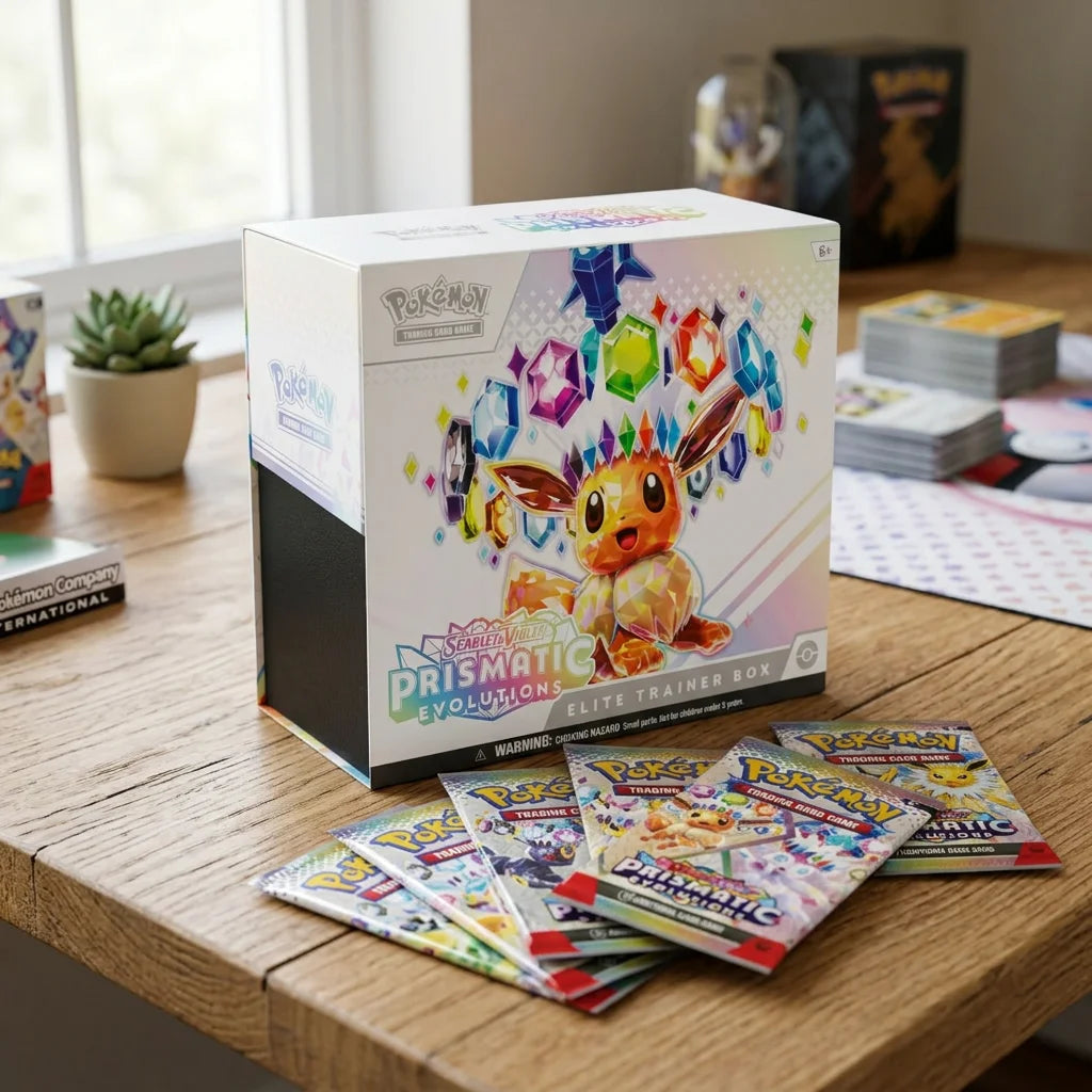 Pokémon - Scarlet & Violet: Prismatic Evolutions Set allenatore fuoriclasse - Inglese