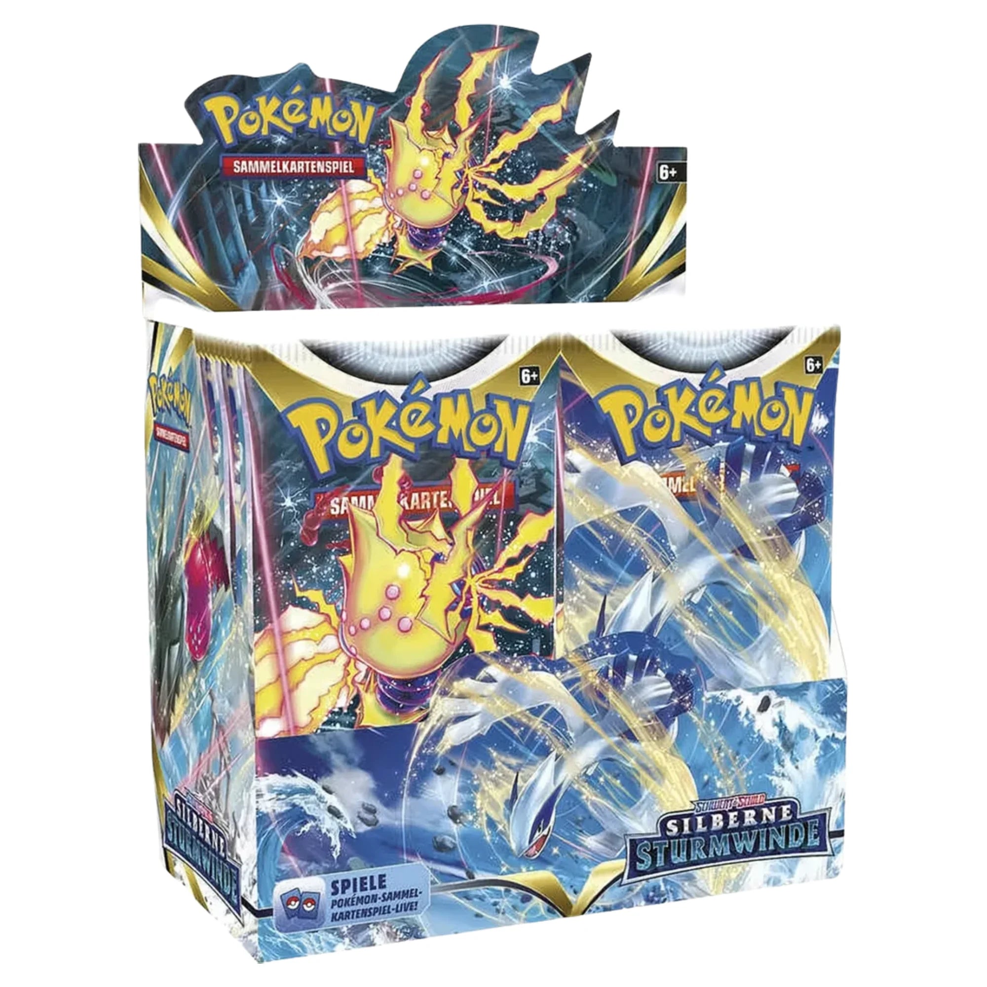 Pokémon - Schwert & Schild: Silberne Sturmwinde Display di buste - Tedesco