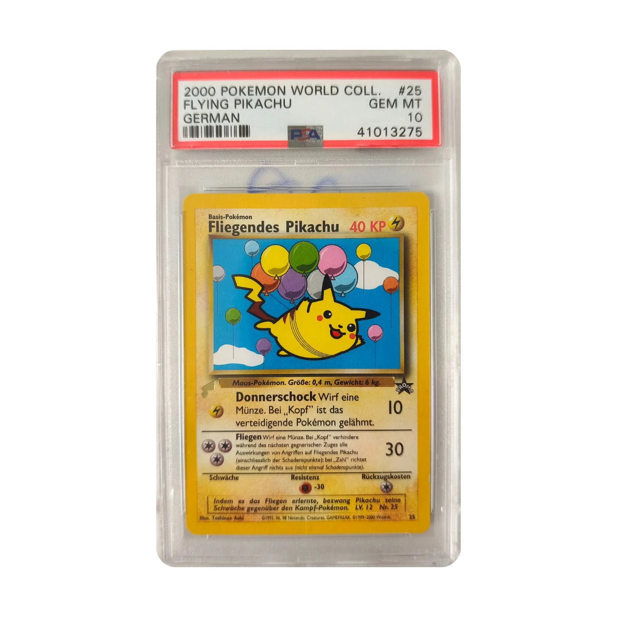 Pokémon - Flying Pikachu #25 (World Collection) – PSA 10 Gem Mint