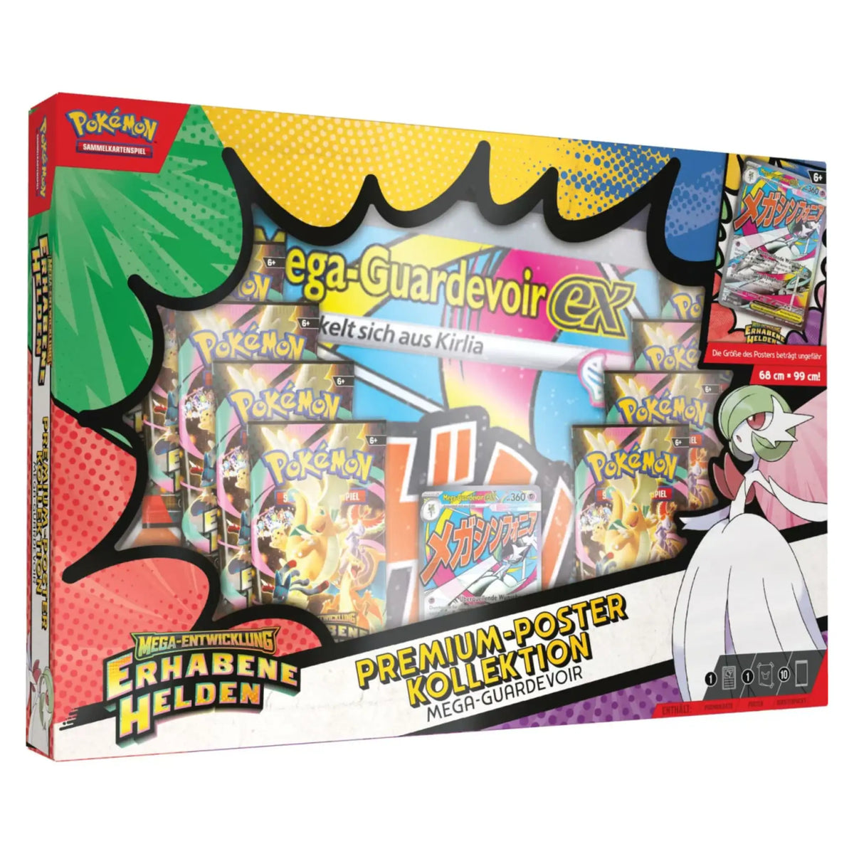 Pokémon - Erhabene Helden Mega Guardevoir EX Premium Poster Kollektion - DE