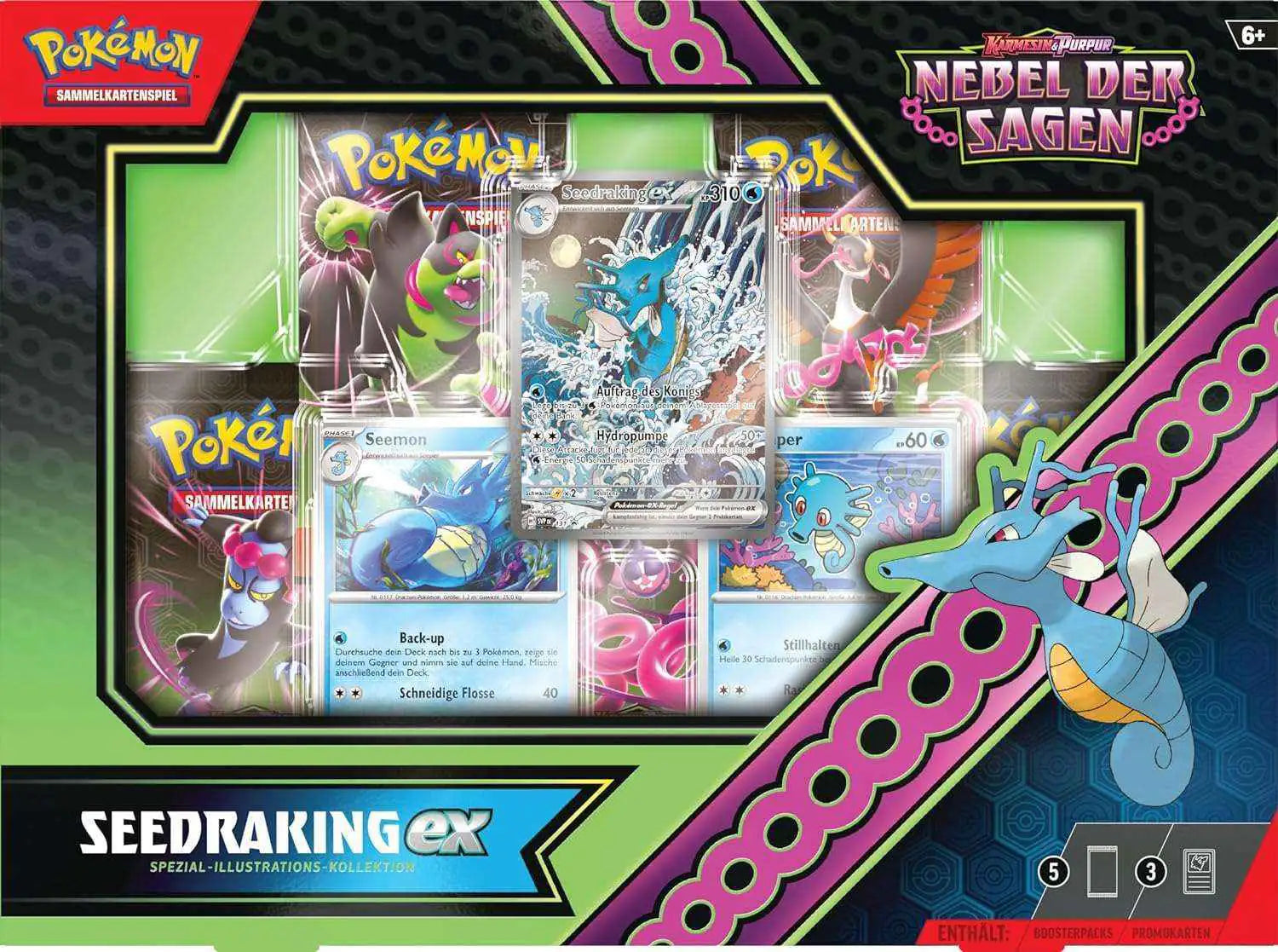Pokémon - Nebel der Sagen Seedraking ex Special Collection Box - DE