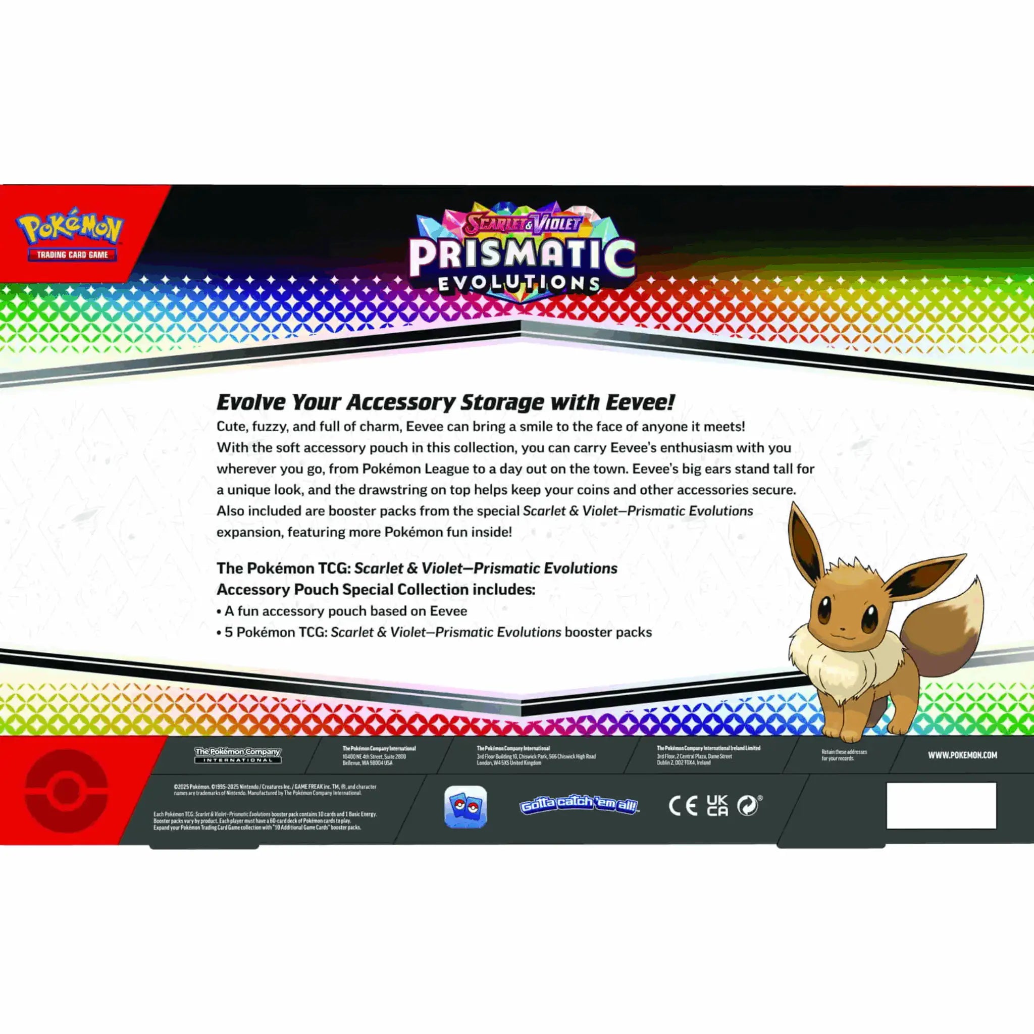 Pokémon - Prismatic Evolutions Accesory Pouch Special Collection - EN