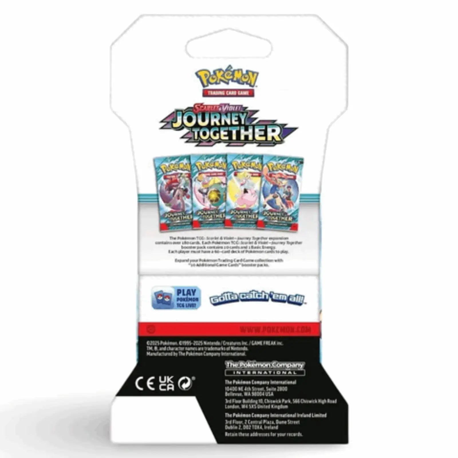 Pokémon - Scarlet & Violet: Journey Together 1x Sleeved Booster - EN