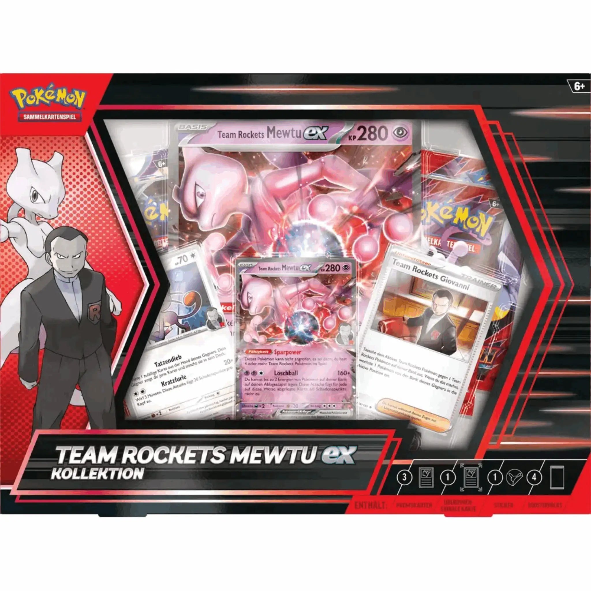 Pokémon - Team Rockets Mewtu ex Kollektion - DE