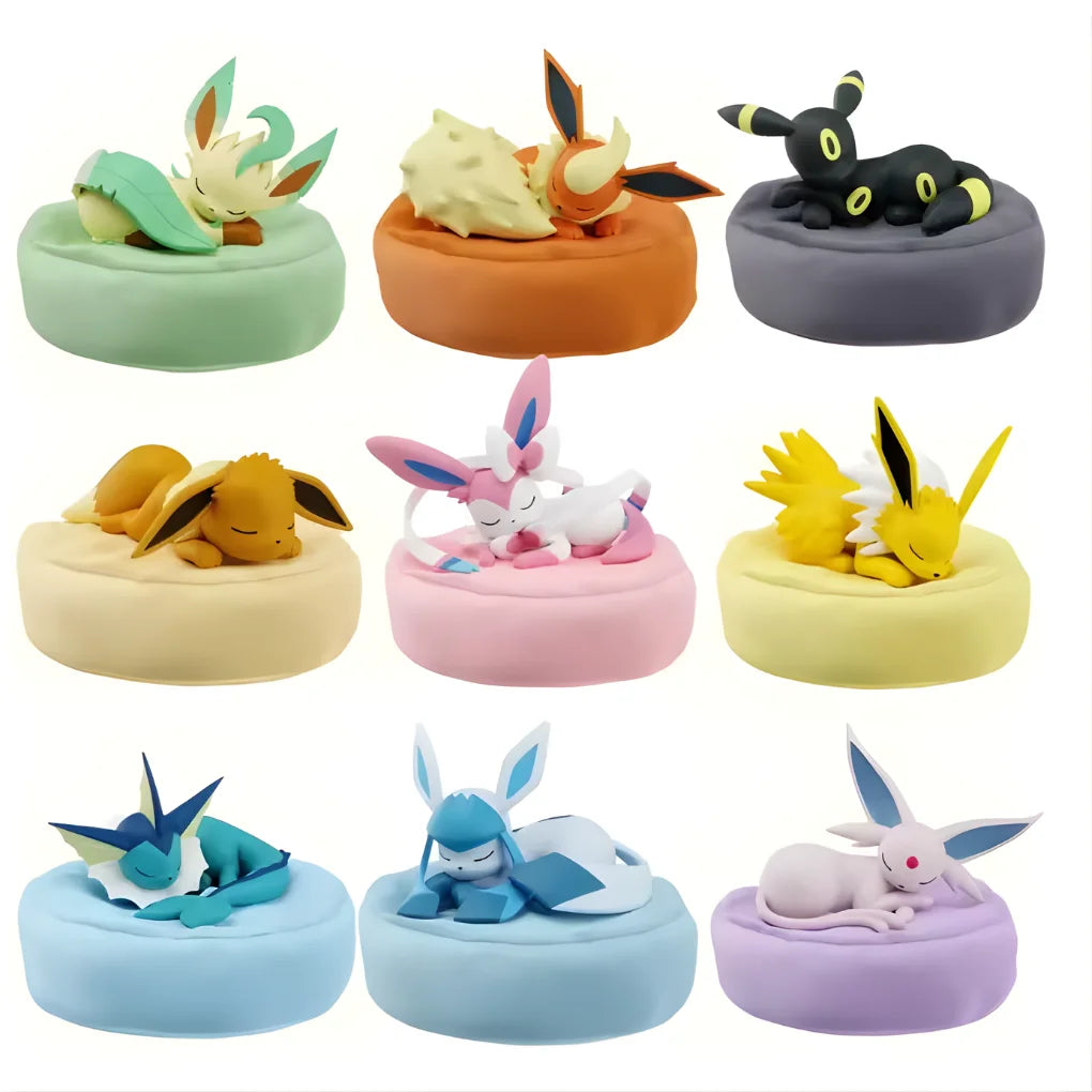 Pokémon Sleeping Eeveelutions Series Blind Box – Evoli & Entwicklungen Sammelfigur