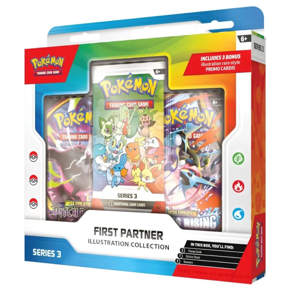 Pokémon - First Partner Illustration Collection Series 3 - Inglese