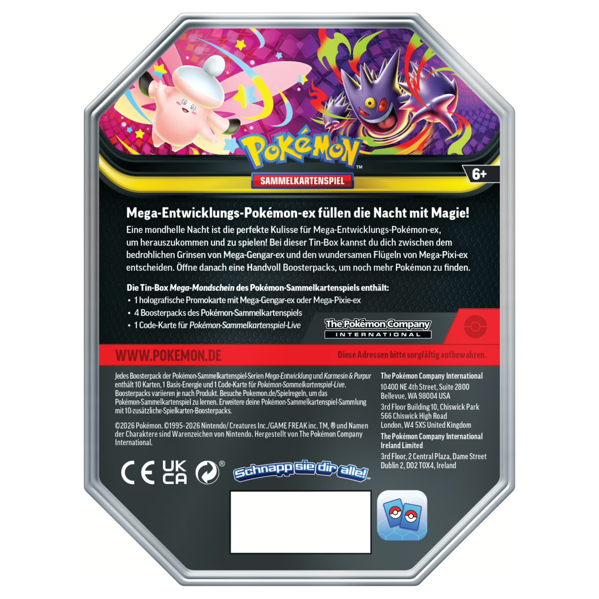 Pokémon - Mega-Entwicklung Tin Box #128 Mega-Gengar