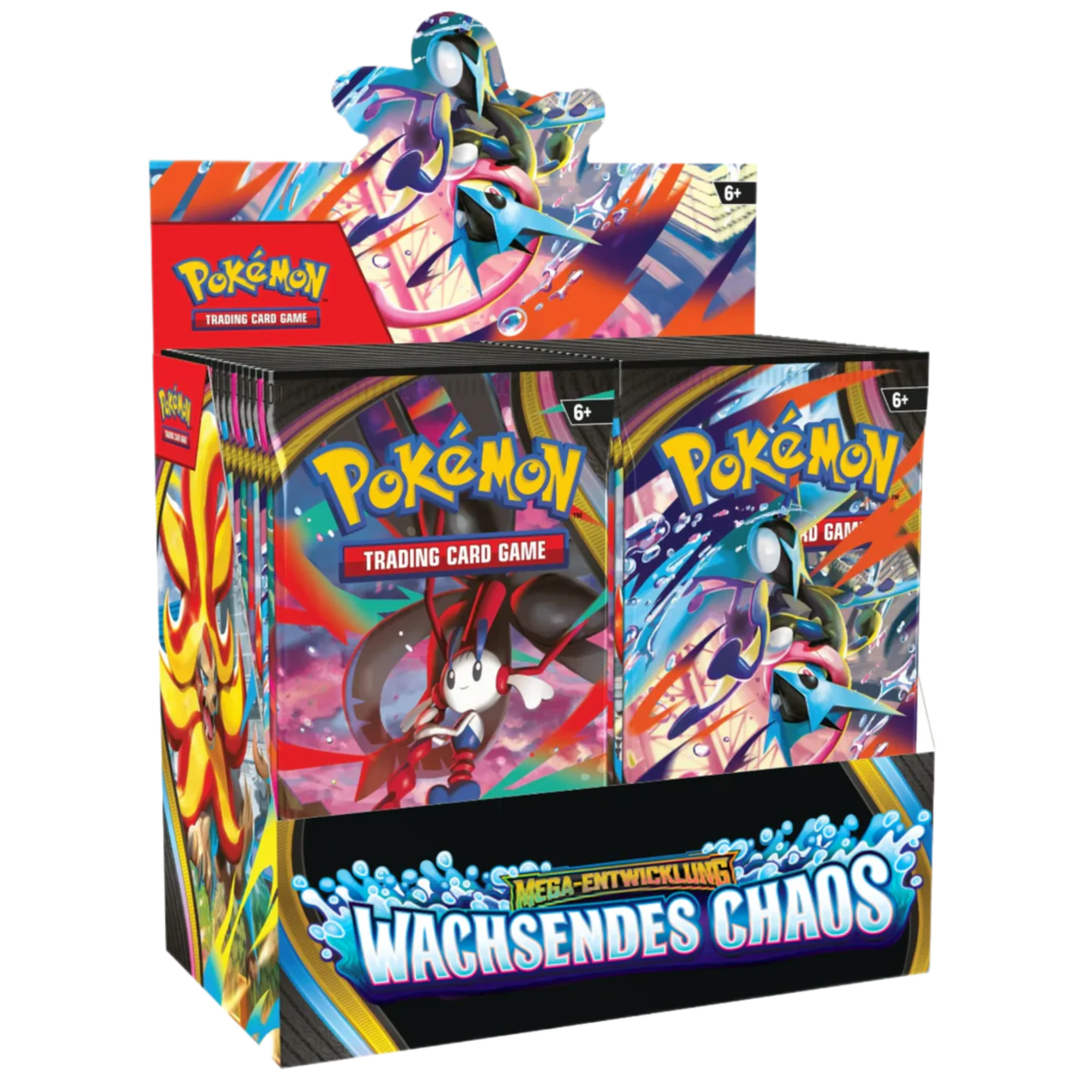 Pokémon - Mega-Entwicklung: Caos Crescente Display di buste - Tedesco