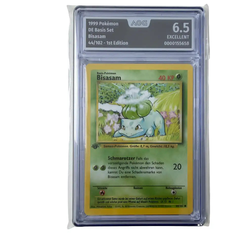Pokémon - Bisasam #44/102 (Basis Set 1st Edition) – AOG 6.5 Excellent