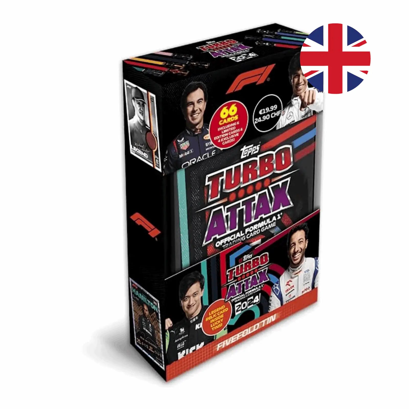Topps Turbo Attax Formula 1 2024 - Fivefold Tin - EN