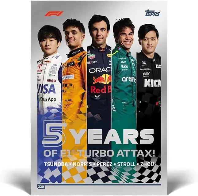 Topps Turbo Attax Formula 1 2024 - Fivefold Tin - EN