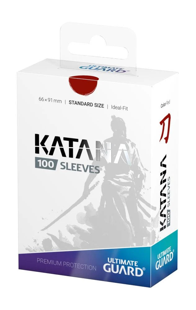 Ultimate Guard - Bustine Katana formato standard rosse - 100 pezzi