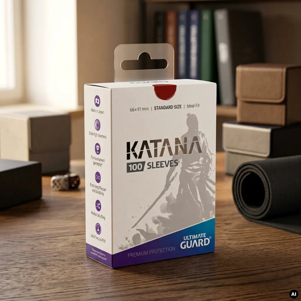 Ultimate Guard - Bustine Katana formato standard rosse - 100 pezzi