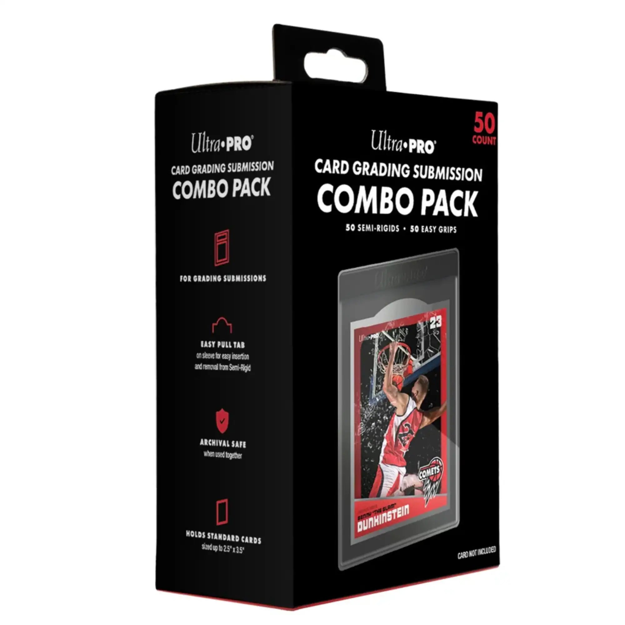 Ultra Pro - Grading Card Submission Combo Pack Semi-Rigids & Easy Pull Sleeves - 50ct