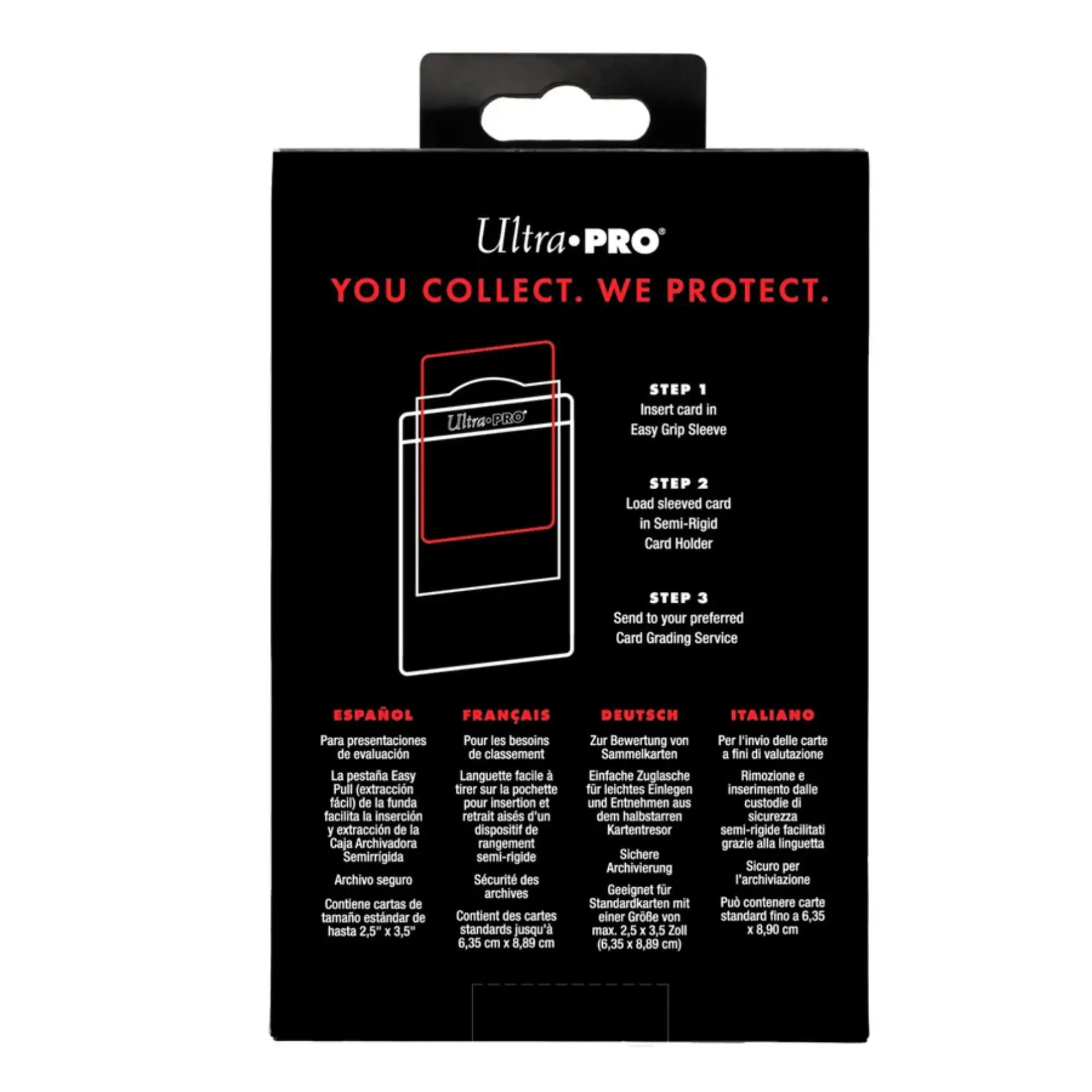 Ultra Pro - Grading Card Submission Combo Pack Semi-Rigids & Easy Pull Sleeves - 50ct