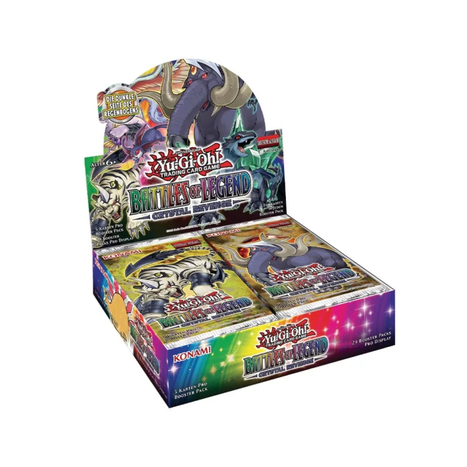 Yu-Gi-Oh! - Battles of Legend: Crystal Revenge Display di buste - Tedesco