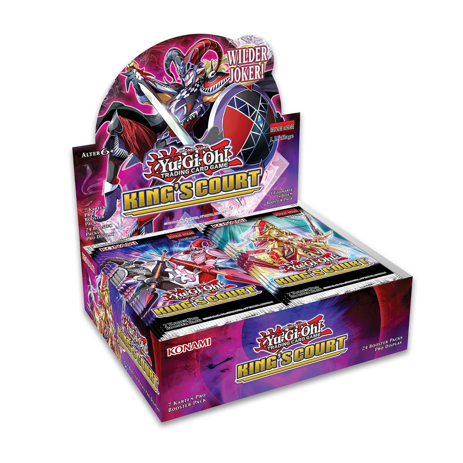 Yu-Gi-Oh! - King's Court Display di buste - Tedesco