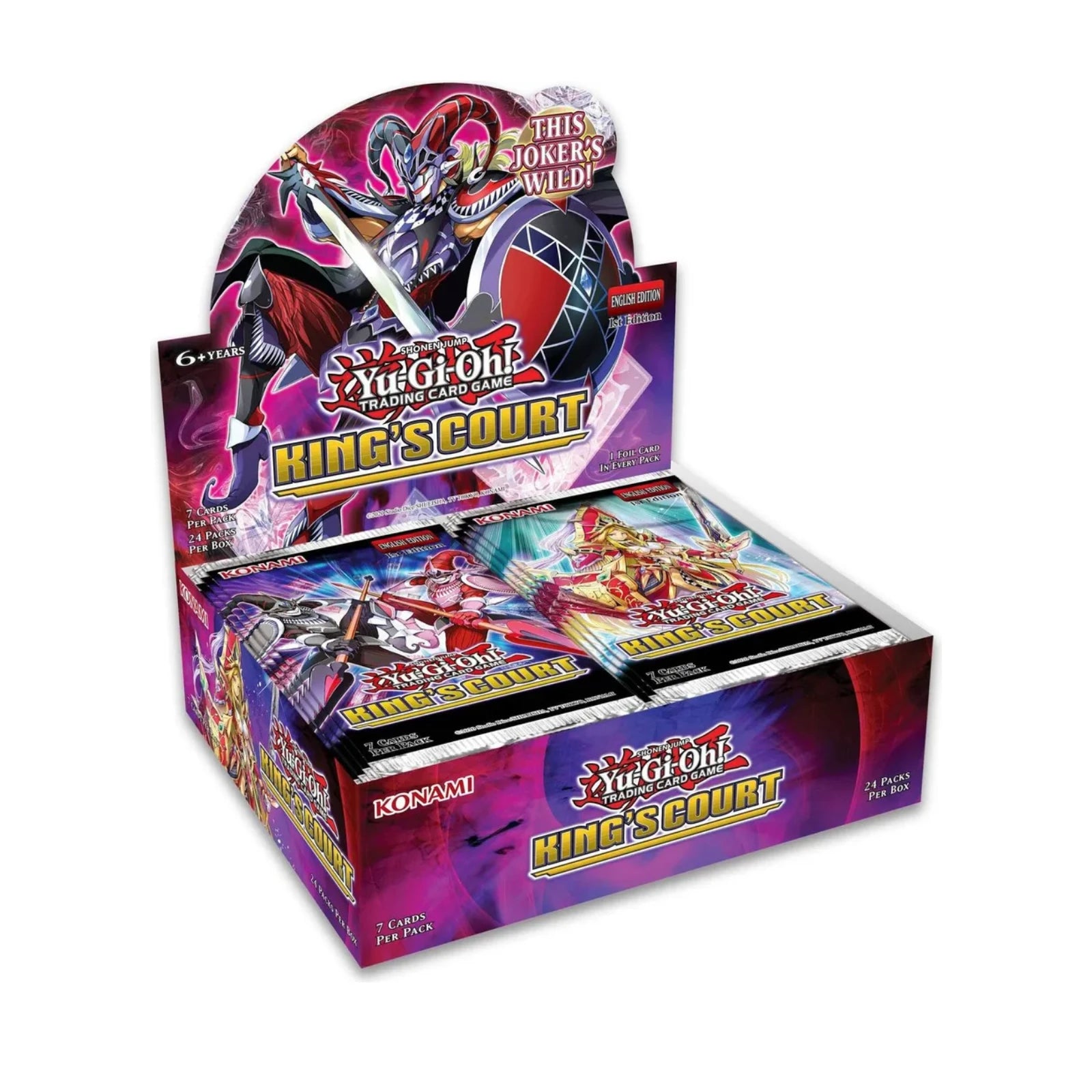 Yu-Gi-Oh! - King's Court Display di buste - Inglese