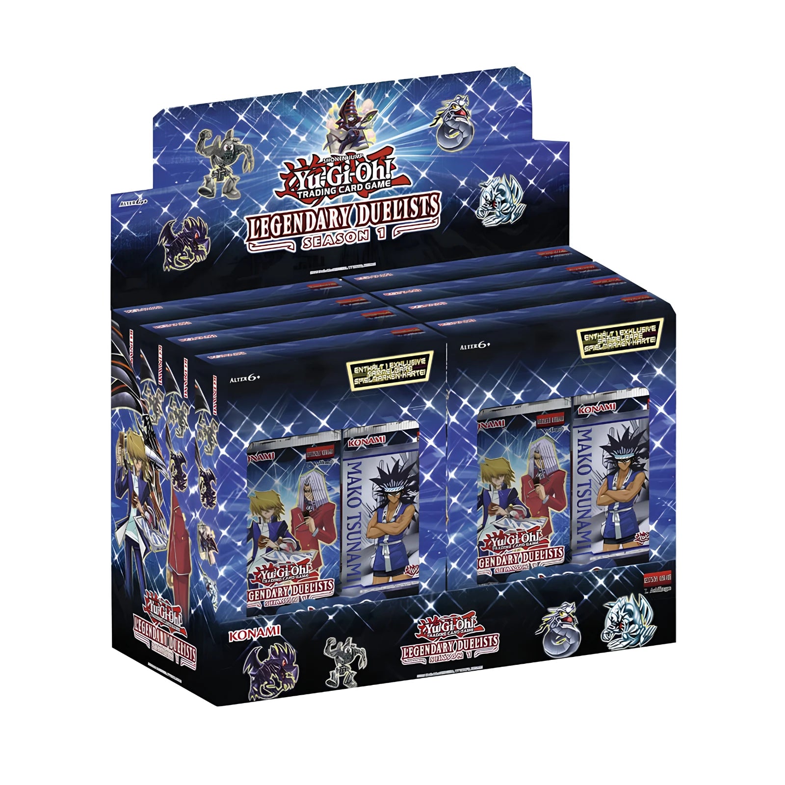 Yu-Gi-Oh! - Duellanti leggendari: Season 1 Box 8er-Set - Tedesco