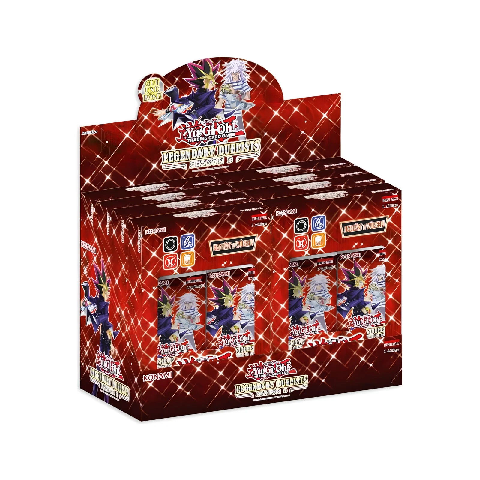 Yu-Gi-Oh! - Duellanti leggendari: Season 3 Box 8er-Set - Tedesco