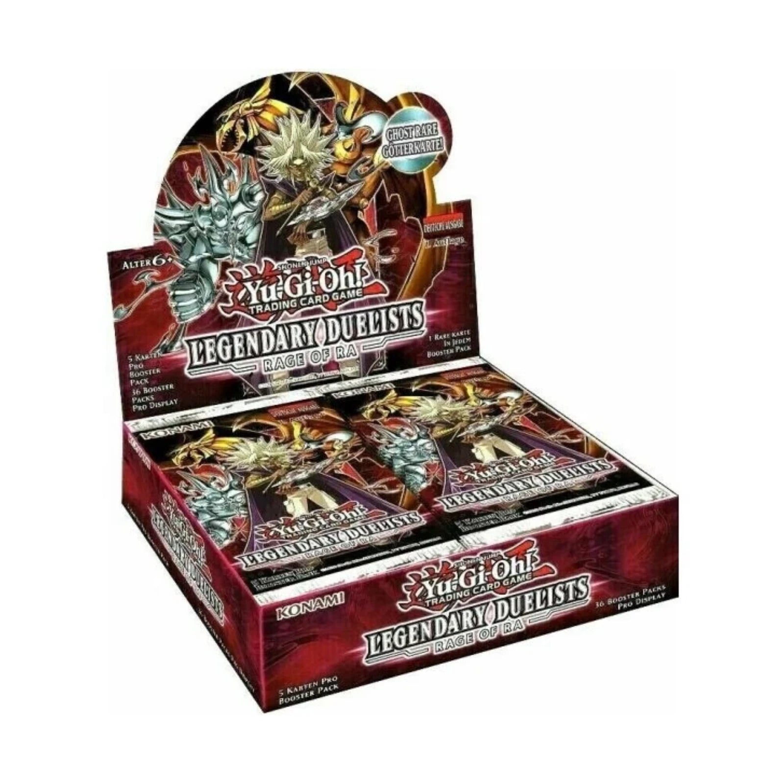 Yu-Gi-Oh! - Duellanti leggendari: Rage of Ra Display di buste - Tedesco