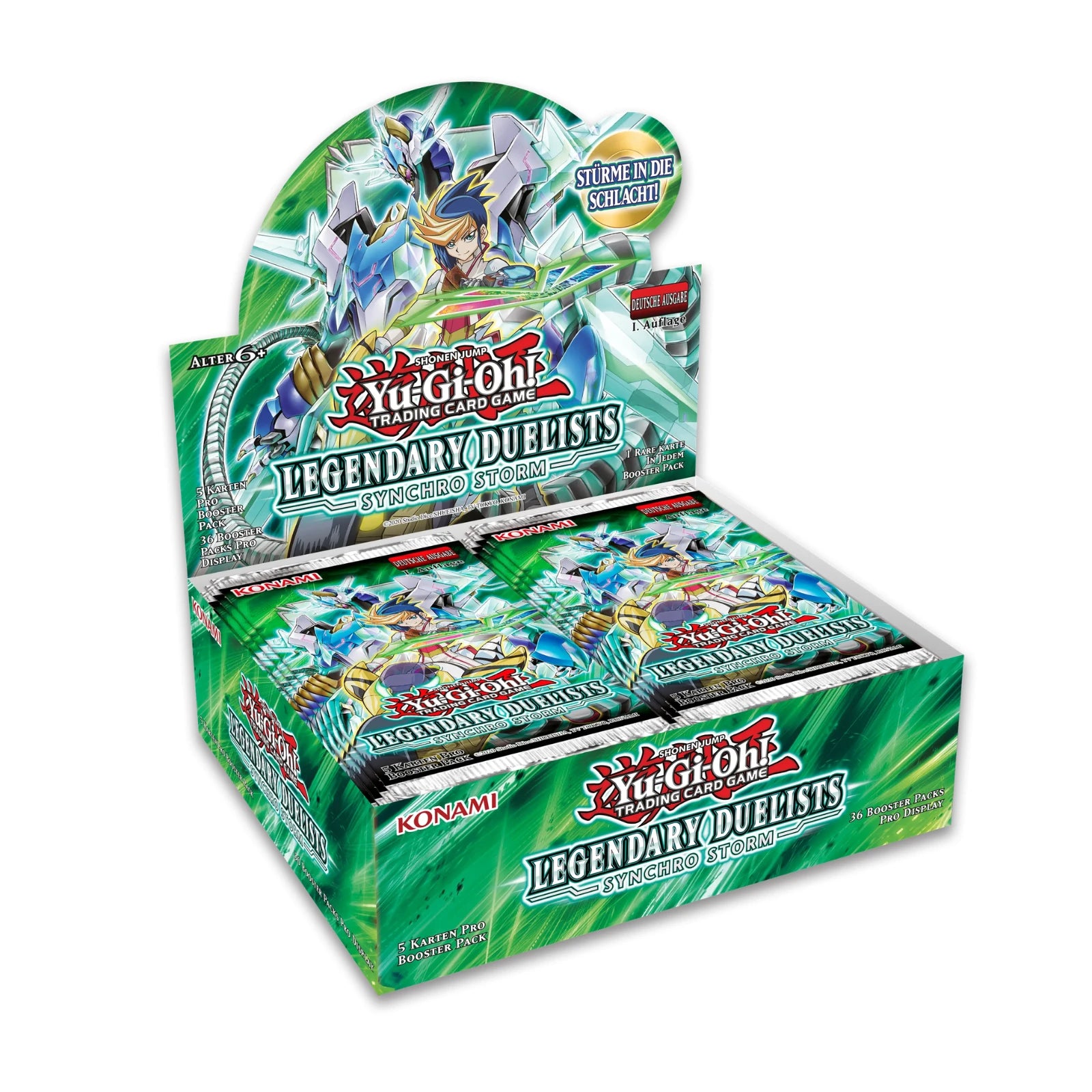 Yu-Gi-Oh! - Duellanti leggendari: Synchro Storm Display di buste - Tedesco