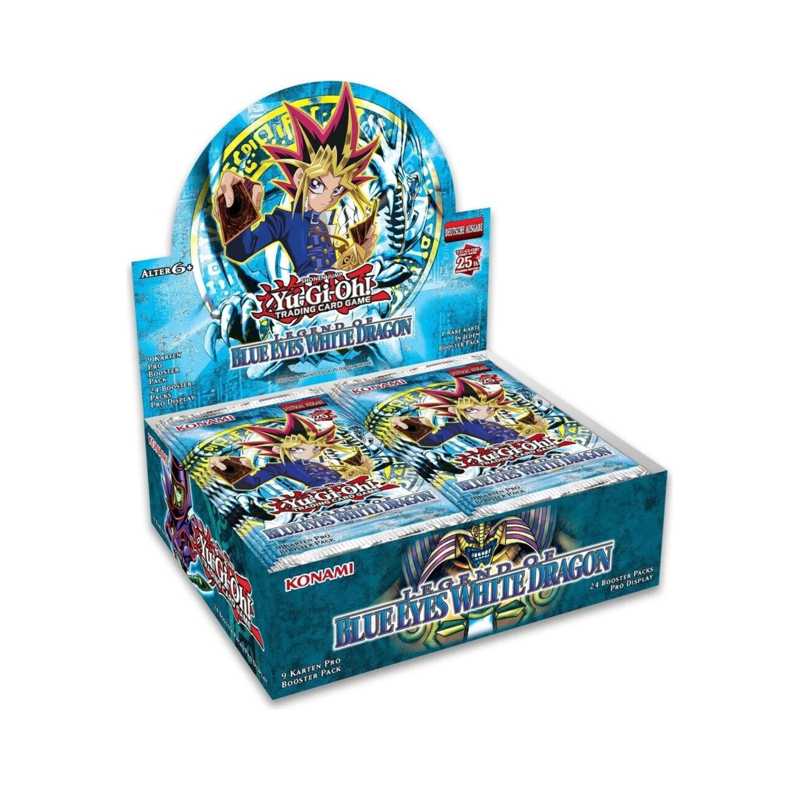 Yu-Gi-Oh! - Legend of Blue Eyes White Dragon 25th Anniversary Display di buste - Tedesco