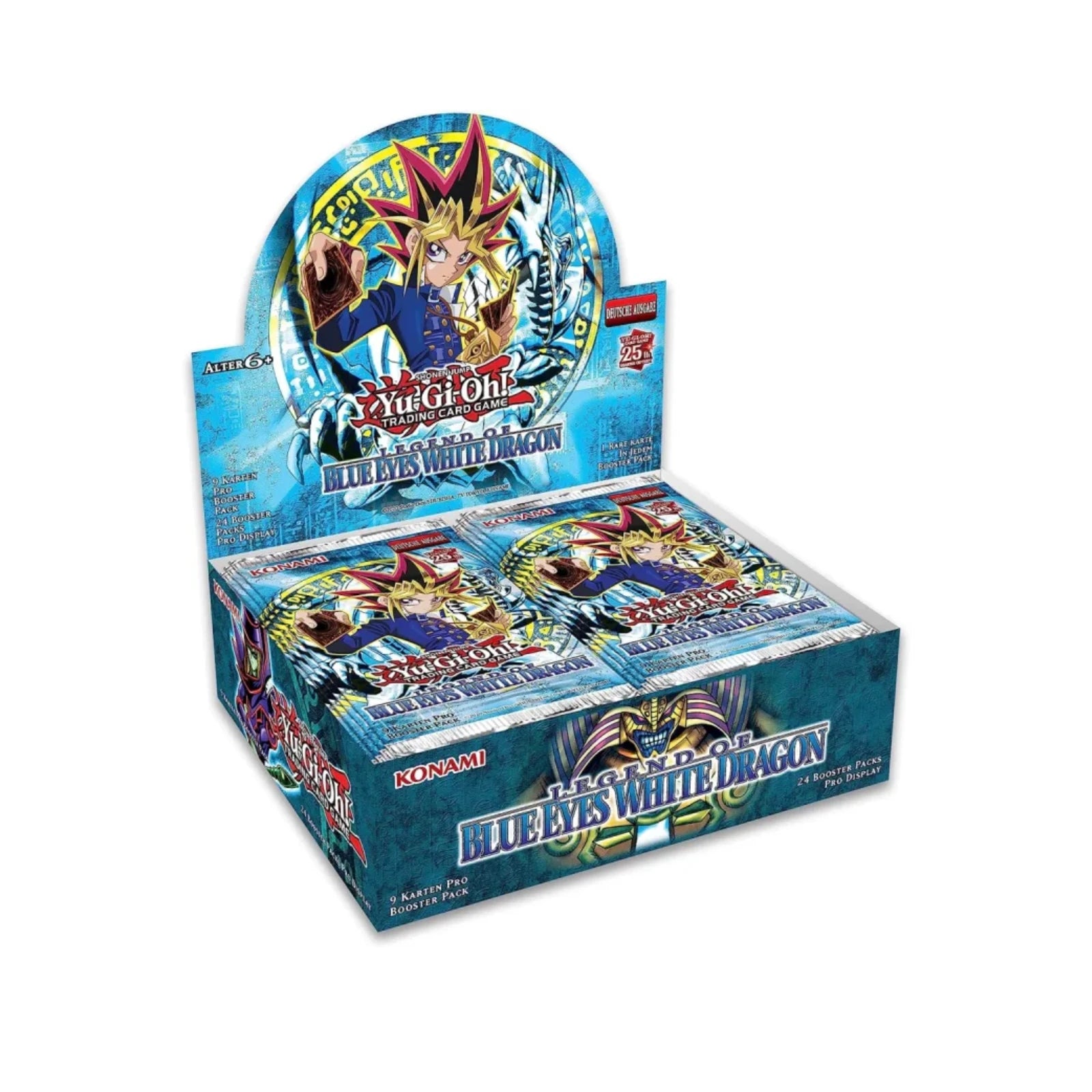 Yu-Gi-Oh! - Legend of Blue Eyes White Dragon 25th Anniversary Display di buste - Inglese
