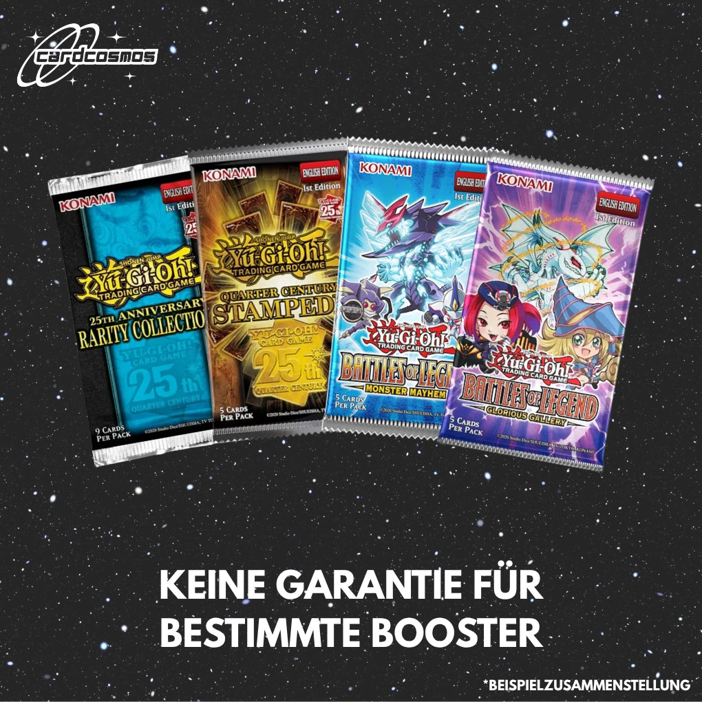 Yu-Gi-Oh! Mystery Booster Set Englisch – 4 verschiedene zufällige Booster