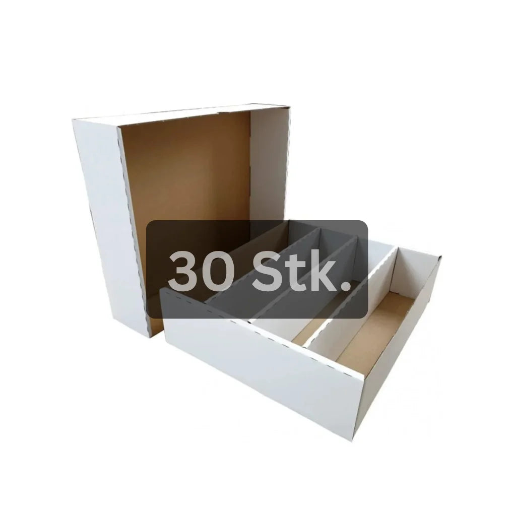 cardcosmos Card Box for 4000 Cards – Storage Box with 4 Rows