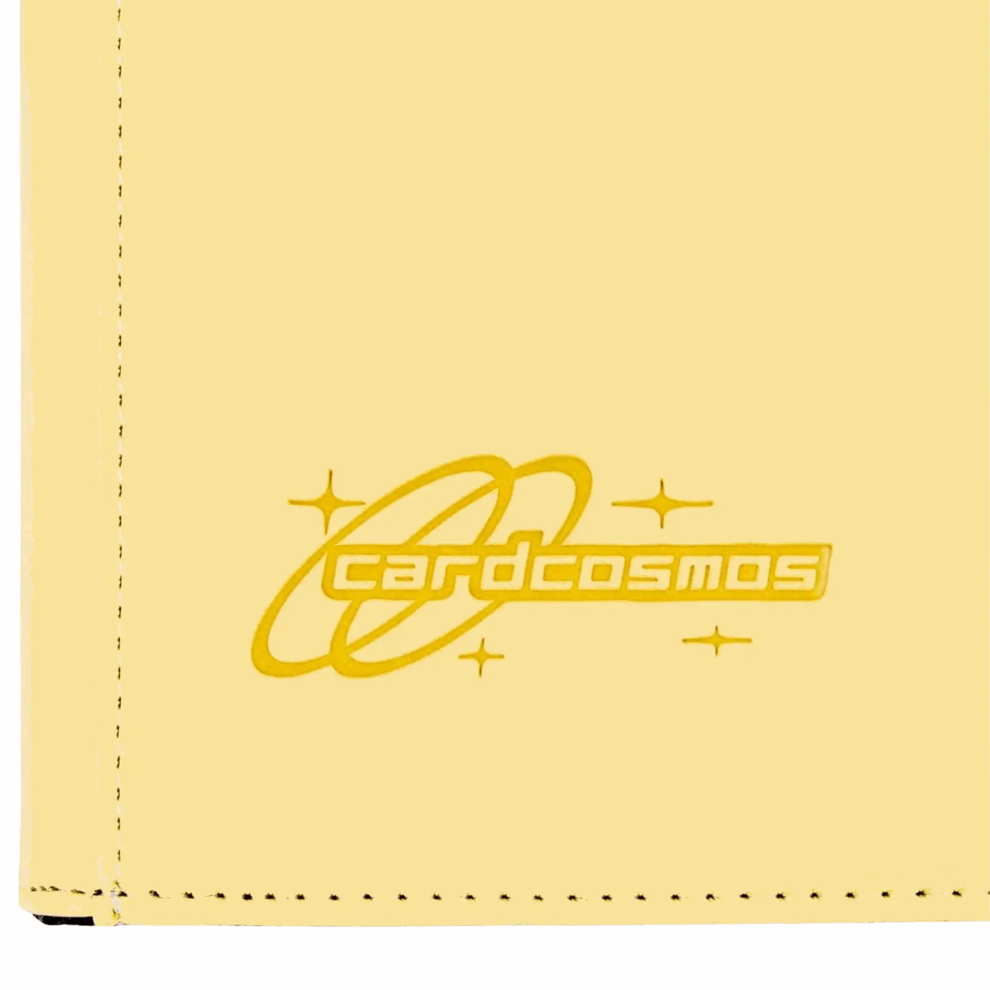 cardcosmos - 9 Pocket Zip Premium Leather Binder - Gelb
