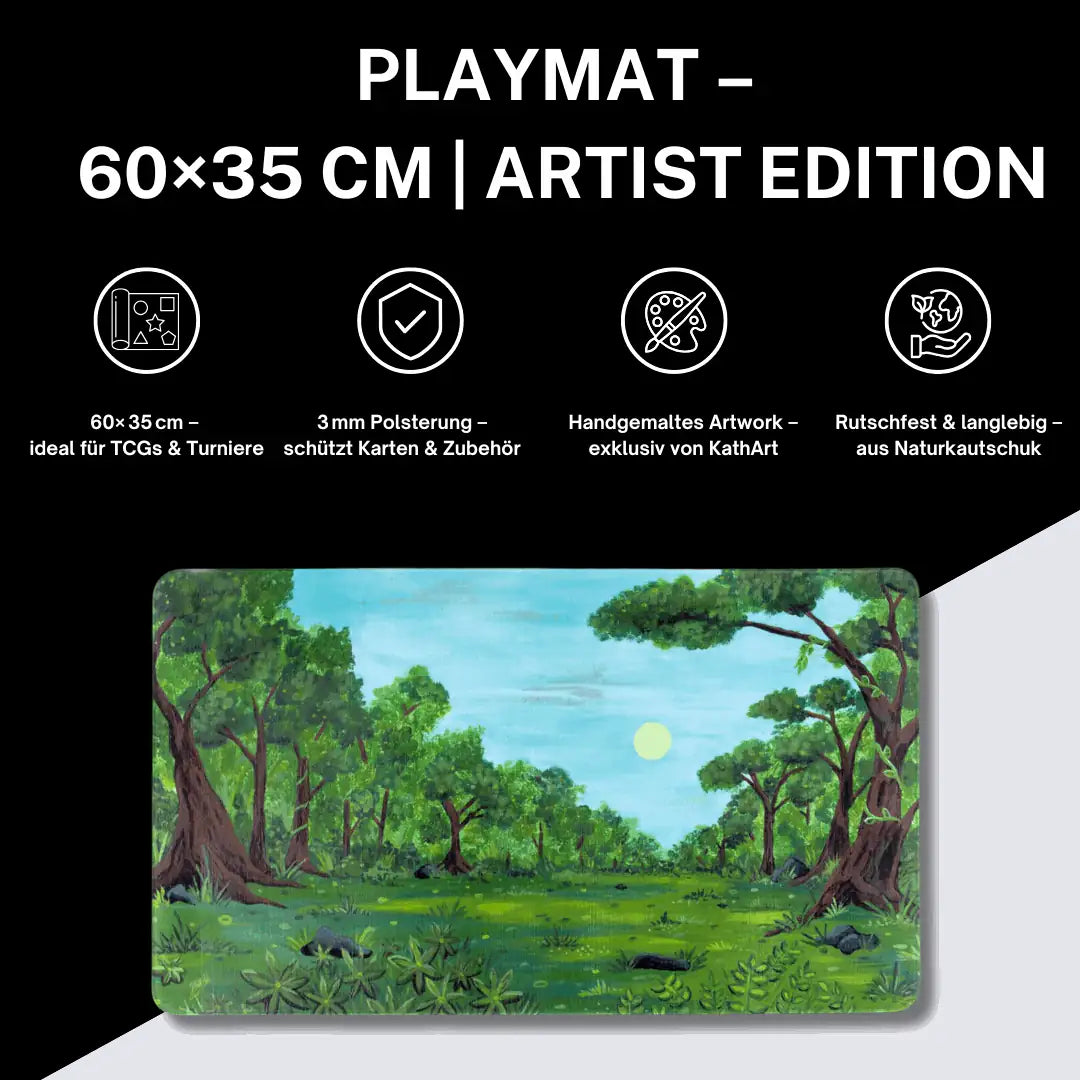 cardcosmos - Artwork Premium Playmat - Forest Sunrise