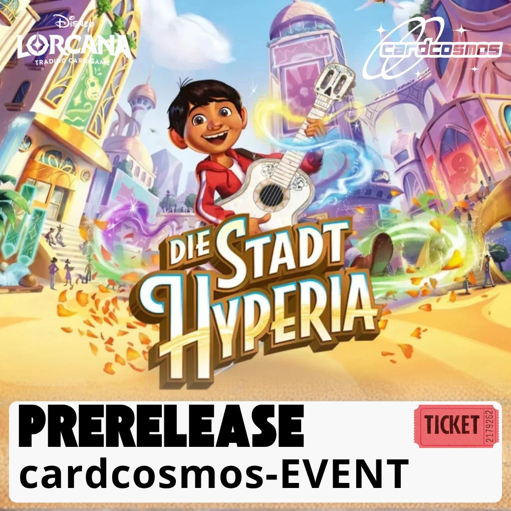 Ticket: Disney Lorcana Prerelease | Set 14: Die Stadt Hyperia