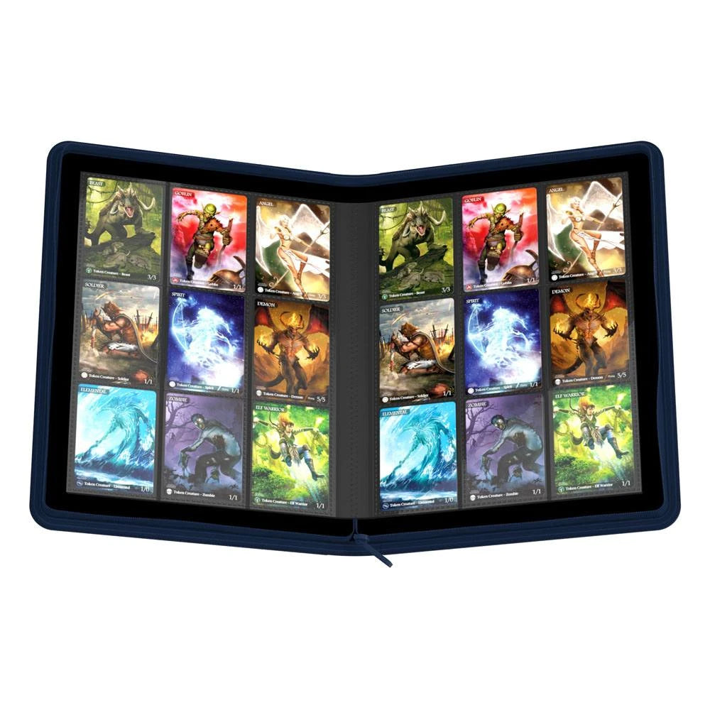 Ultimate Guard Zipfolio 360 18-Pocket Xenoskin Blau