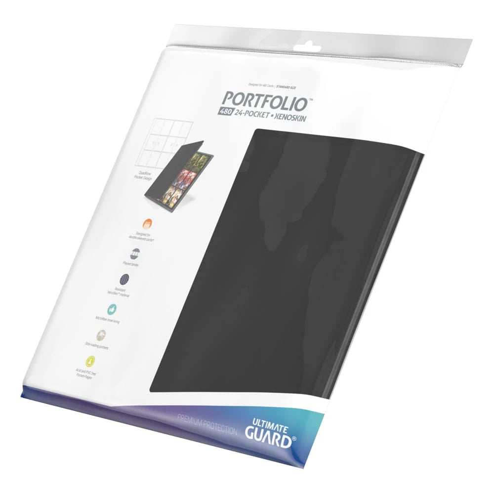 Ultimate Guard Portfolio 480 24-Pocket Xenoskin Schwarz