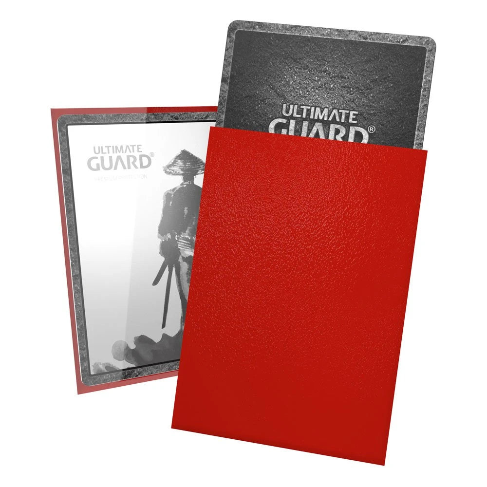 Ultimate Guard Katana Sleeves Japanese Size Rot – 60 Stück